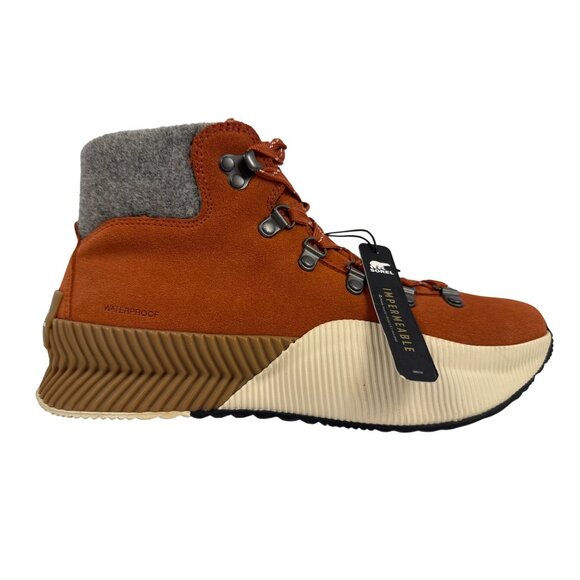 Sorel Women's Out N About III Conquest Waterproof Warped Red Winter Boots Size 9 - Picture 3 of 10